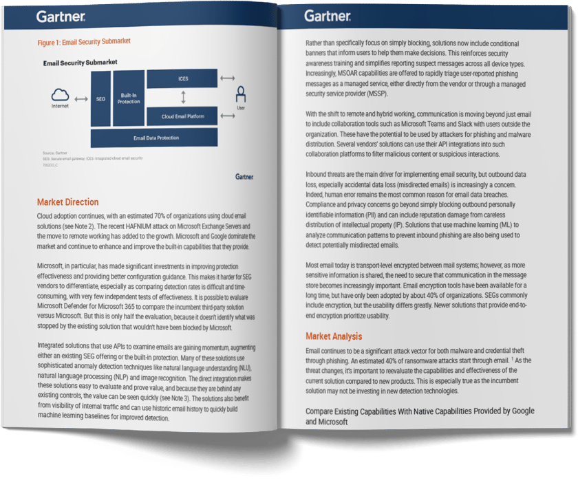 Avanan Report Gartner Market Guide for Email Security