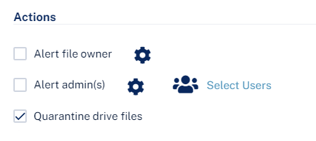 Avanan-Google-Drive-DLP-Poicy-actions