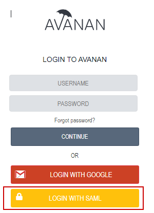 Avanan-Login-Page
