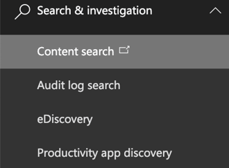 content-search-investigation