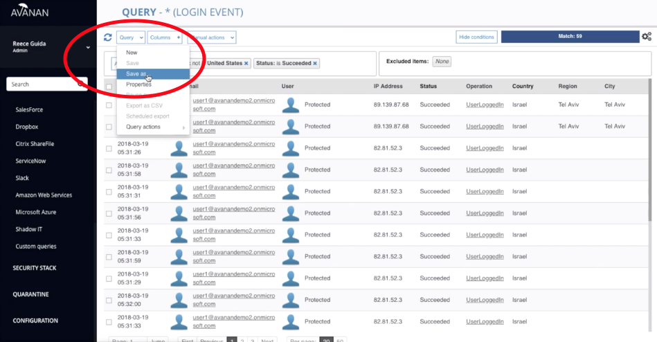 How to Monitor Successful Logins to Office 365 Coming from Outside the US 7