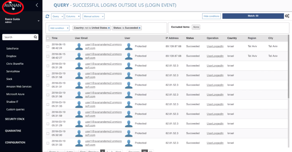 How to Monitor Successful Logins to Office 365 Coming from Outside the US 9