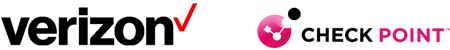 V3 Verizon Check Point Combined Logo